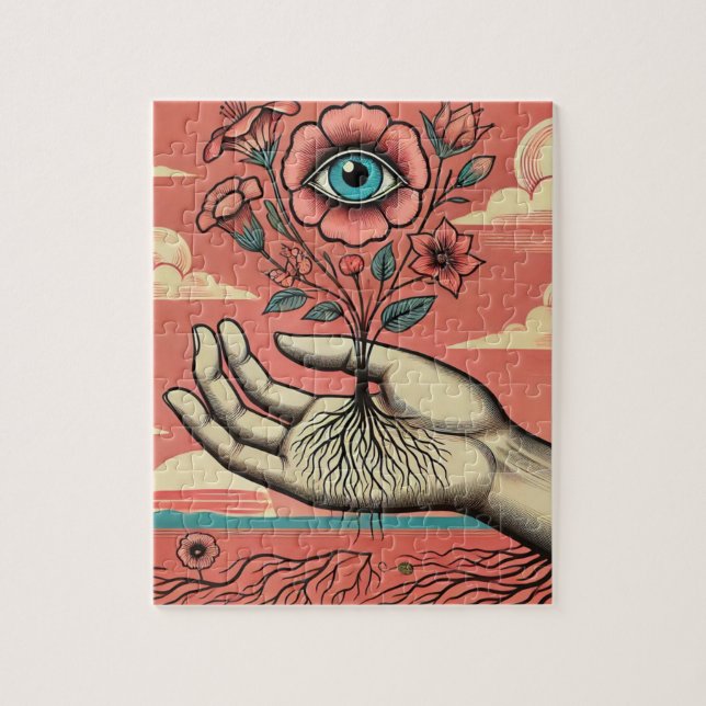 Puzzle Main des jardiniers surréalistes (Vertical)