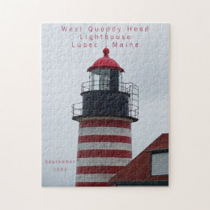 Puzzle Maine Lighthouse West Quoddy Lubec Date de visite