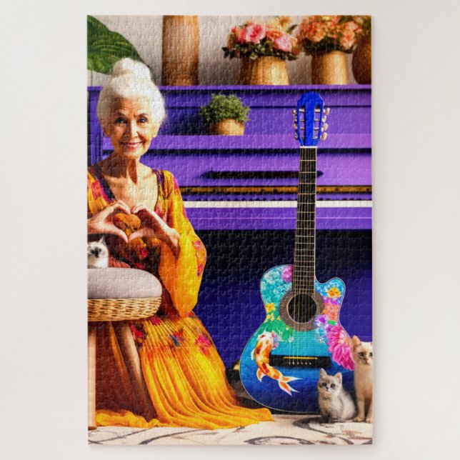 Puzzle Mains du coeur (Vertical)