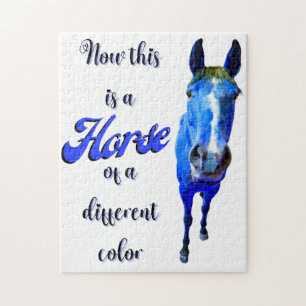 Puzzle Maintenant C'est Un Cheval De Couleur Différente e