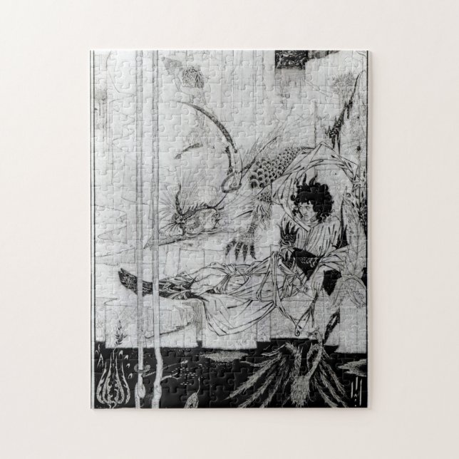 Puzzle Maintenant, le roi Arthur vit la bête en quête (Vertical)