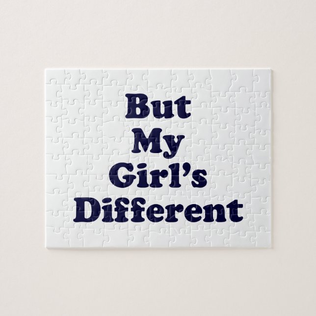 Puzzle Mais ma fille est différente (Horizontal)