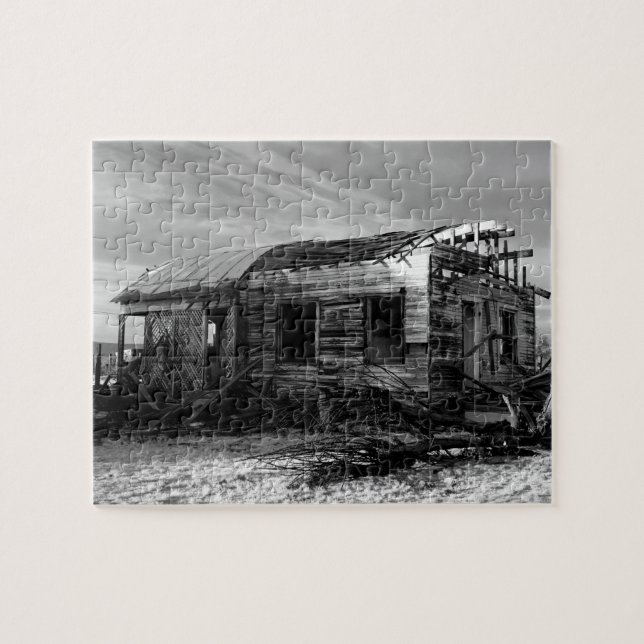 Puzzle Maison Abandonnée À Kelso, Californie (Horizontal)