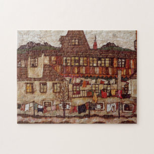 Puzzle Maison avec lave-linge par Egon Schiele