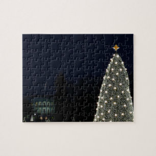 Puzzle Maison Blanche et arbre de Noël national à Washing