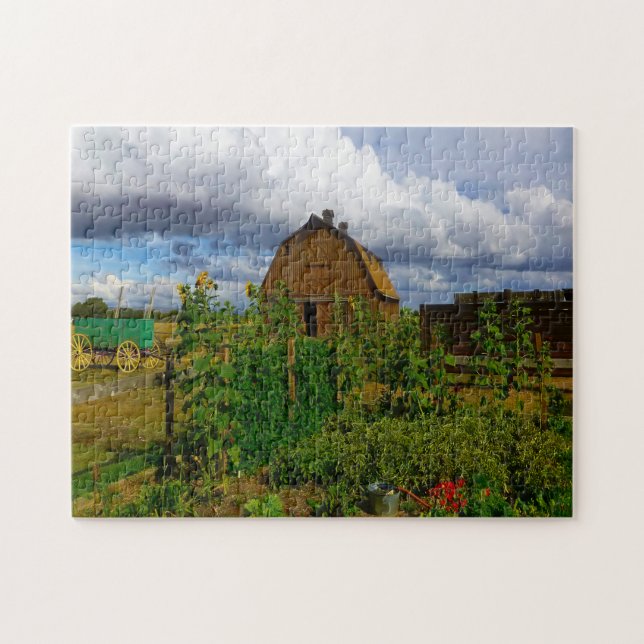 Puzzle Maison de campagne de style ancien Wyoming. (Horizontal)