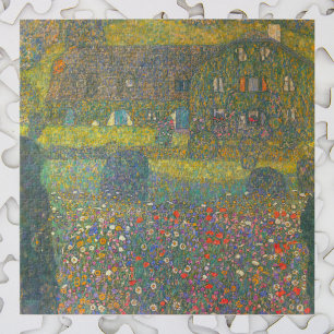 Puzzle Maison de campagne par l'Attersee par Gustav Klimt