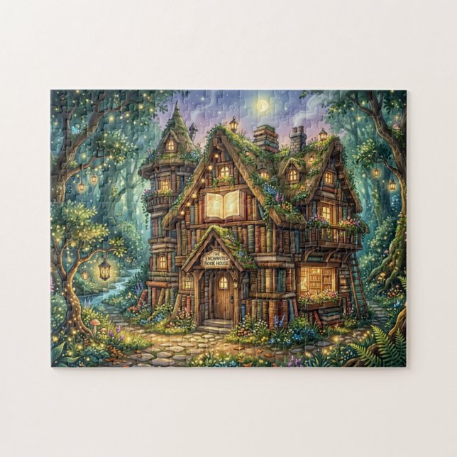 Puzzle Maison de livre enchantée (Horizontal)