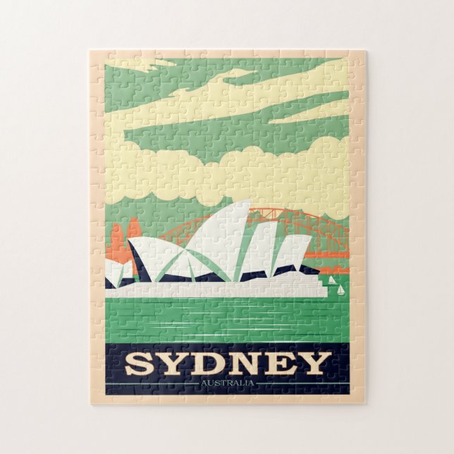 Puzzle Maison de l'Opéra et Harbour Bridge de Sydney 2, V (Vertical)