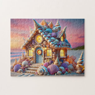 Puzzle Maison de plage Cottage Coquillage Mermaid Whimsiq