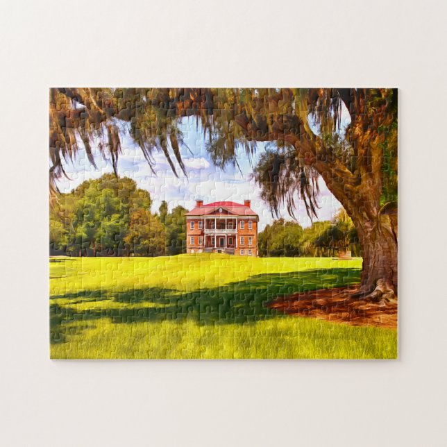 Puzzle Maison de plantation Caroline du Sud. (Horizontal)