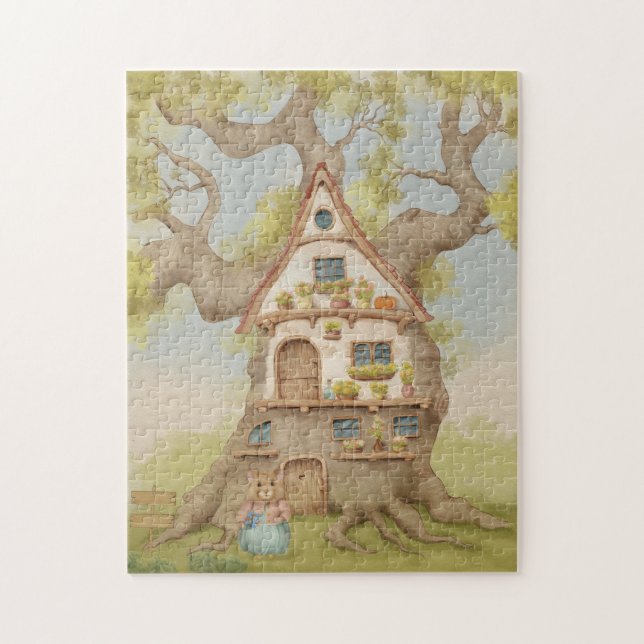Puzzle Maison de rêve féerique pour enfants (Vertical)