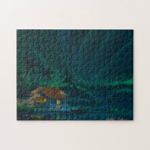 Puzzle Maison de vallée de Wainiha une nuit étoilée