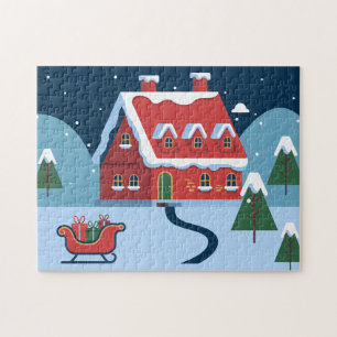 Puzzle Maison du Père Noël Maison de l'enfant