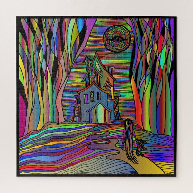 Puzzle Maison hantée (Vertical)