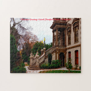 Puzzle Maison Leland Stanford. Vœux de Noël