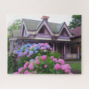 Puzzle Maison victorienne pourpre - Martha's Vineyard