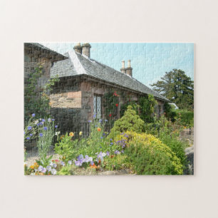 Puzzle Maisonnette anglaise II avec jardin fleuri Photogr