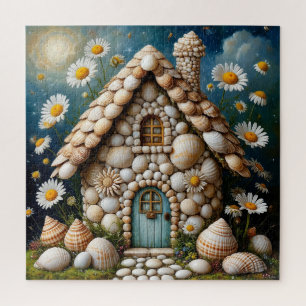 Puzzle Maisonnette Fantaisiste Avec Jardin De Fleurs Vibr