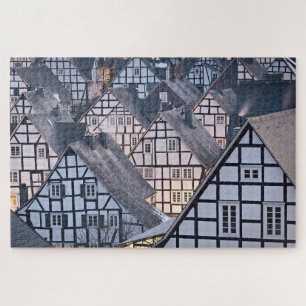 Puzzle Maisons à colombages Freudenberg, Allemagne