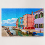 Puzzle Maisons Burano Colorées Avec Bateaux Venise Italie<br><div class="desc">Ce puzzle époustouflant présente des maisons de pêcheurs traditionnelles colorées sur l'île de Burano à Venise,  Italie #burano #venice #italy #île #aventure #europe #méditerranéenne #voyage #paysage #pittoresque #vacances #extérieur #jigsaw #puzzle #cadeaux #fun #stockingstuffers #jeux</div>