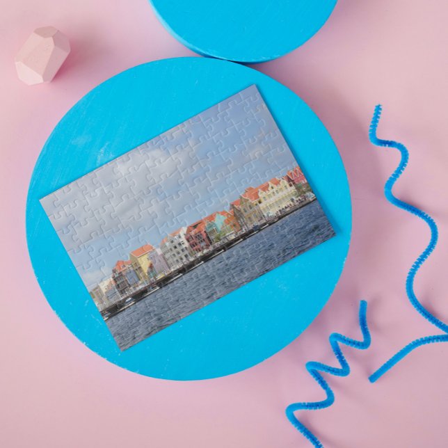 Puzzle Maisons colorées de Willemstad, Curaçao (Créateur téléchargé)