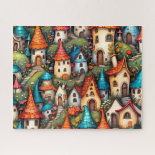 Puzzle Maisons de Conte de Fées Fantaisistes