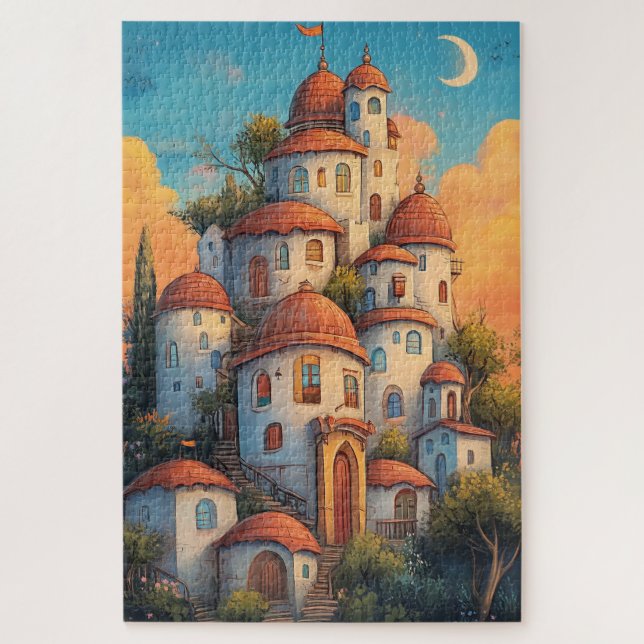 Puzzle Maisons de contes fées orientales (Vertical)