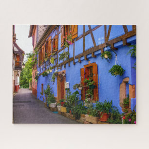 Puzzle Maisons historiques colorées Village France Voyage