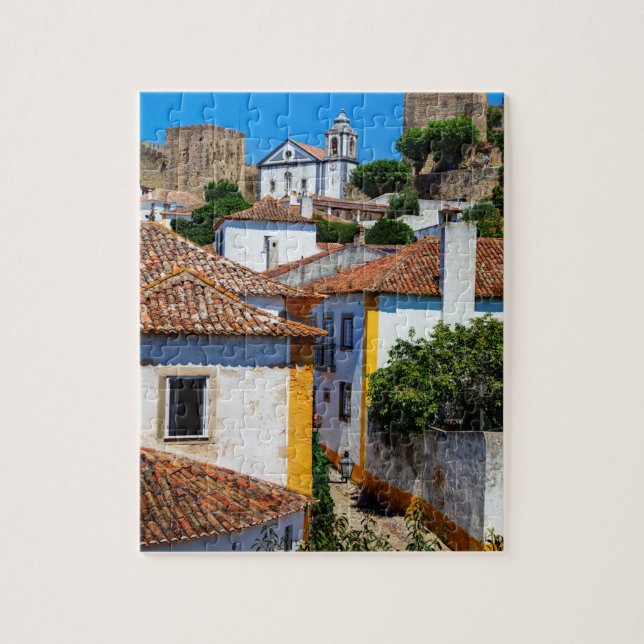 Puzzle Maisons traditionnelles à toit rouge | Portugal (Vertical)
