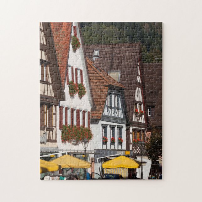 Puzzle Maisons traditionnelles d'Allemagne (Vertical)
