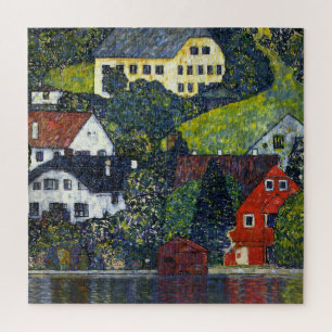 Puzzle Maisons vintage de Gustav Klimt Unterach Attersee