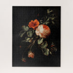 Puzzle Maître néerlandais peinture à l'huile encore la vi<br><div class="desc">Still Life with Roses par Elias van den Broeck (1670-1708) peinture à l'huile</div>