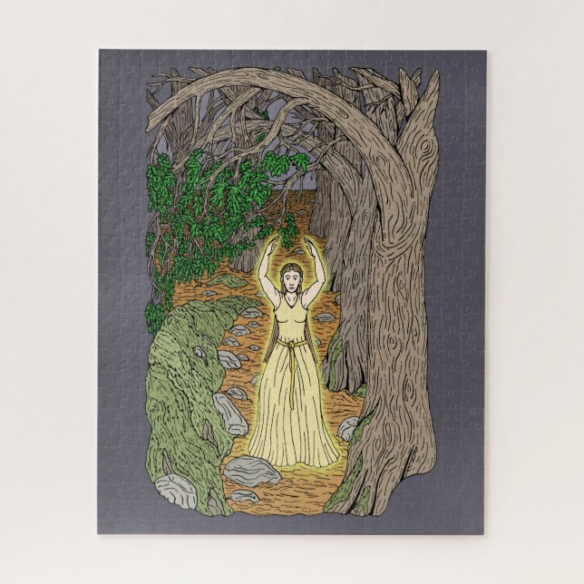 Puzzle Maîtresse Étrange (Fée Dame dans les Bois) (Vertical)