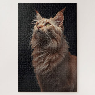 Puzzle Majestic Feline Portrait