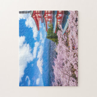 Puzzle "Majestic Fuji from Chureito Pagoda 