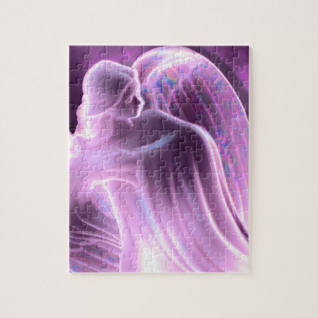 Puzzle Majestic Purple Angel (Vertical)