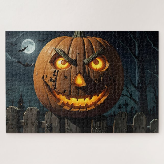 Puzzle Mal Jack O'Lantern (Horizontal)