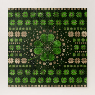 Puzzle Malachite et or