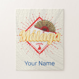 Puzzle Malaga Andalousie Espagne Retro Flamenco Vintage