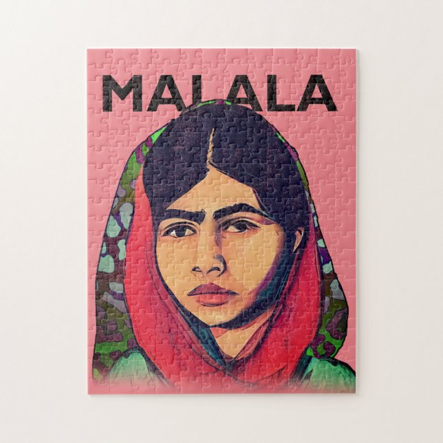 Puzzle Malala Yousafzai, Art féministe Inspirant (Vertical)