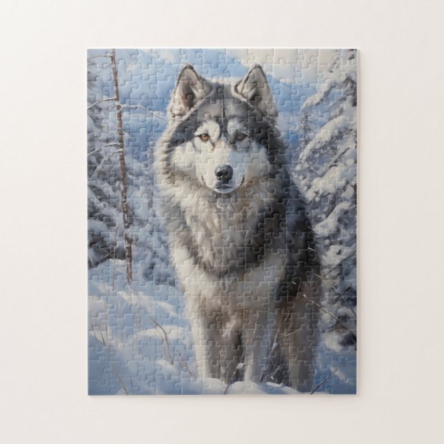 Puzzle Malamute d'Alaska (Vertical)