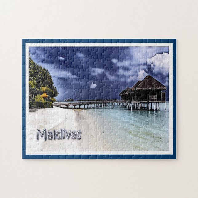 Puzzle Maldives - Panorama - (Horizontal)