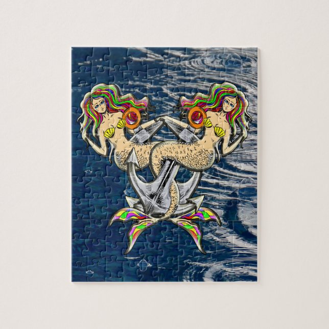 Puzzle Malheureusement sirènes à l'ancre (Vertical)