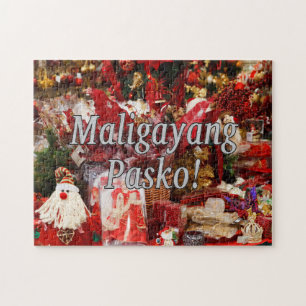 Puzzle Maligayang Pasko ! Joyeux Noël à Tagalog wf