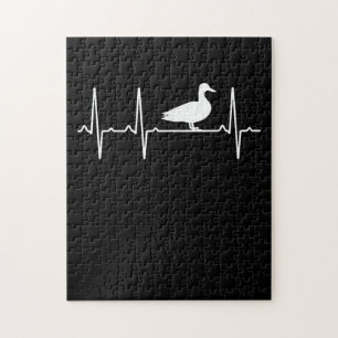 Puzzle Mallard Heartbeat Cadeau Pour Hommes Femmes Canard