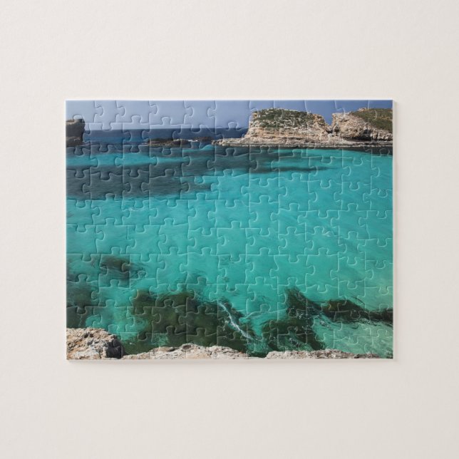 Puzzle Malte, île de Comino, The Blue Lagoon (Horizontal)