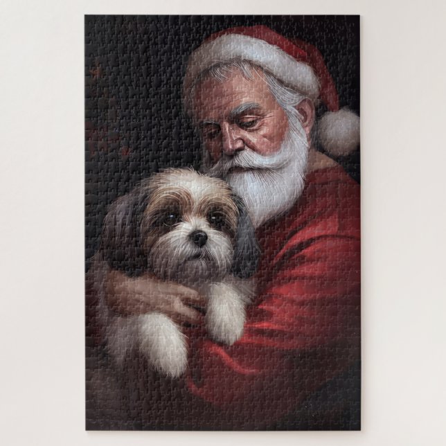 Puzzle Malti Tzu Avec Noël Festif Du Père Noël (Vertical)