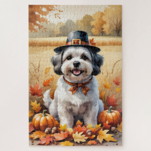 Puzzle Malti Tzu En Automne Feuilles D'Action De Grâce Ar