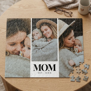 Puzzle Maman a établi la typographie noire 3 Photo